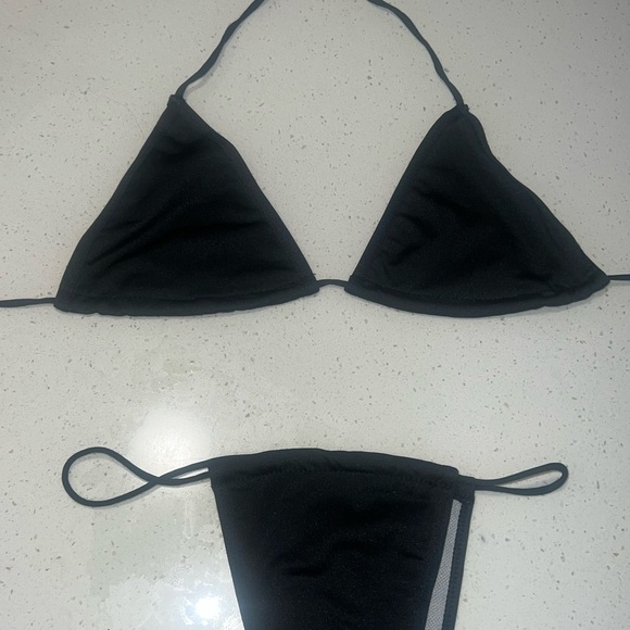 Black Triangle Bikini Set S-XL Available - Picture 5 of 5